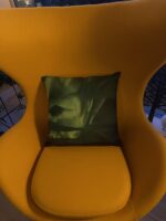 Púðaver (Norðurljósin á Suðurlandi) 45x45cm - mynd beggja vegna - mjúkt velvet - Image 3