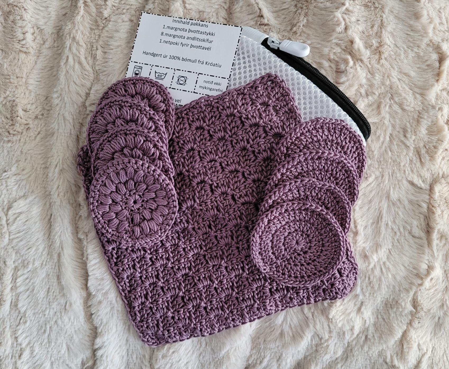 Margnota andlitsskífur pakkning fjólublátt