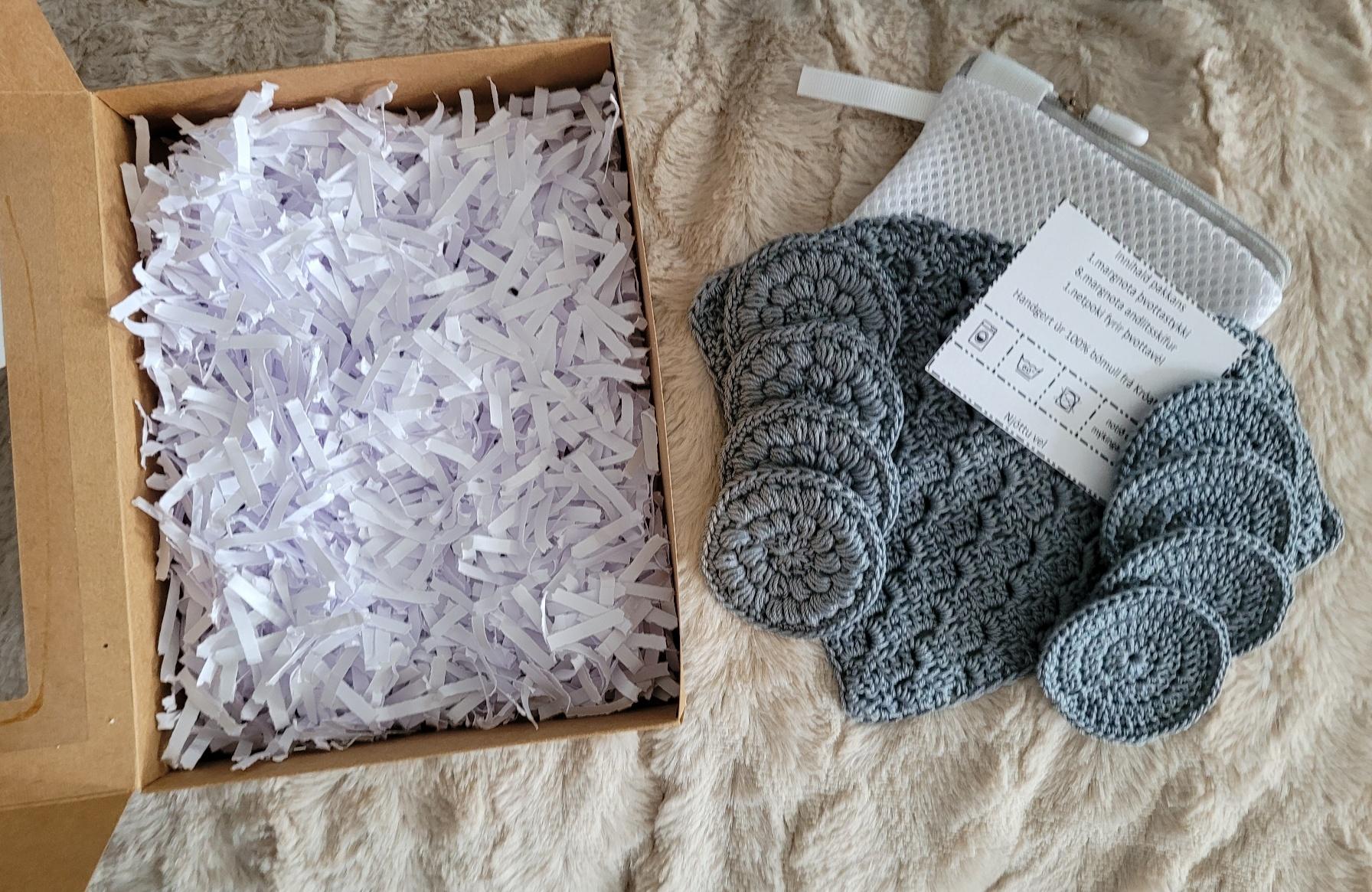 Margnota andlitsskífur pakkning grátt