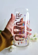 Skreytt Can-glas - Snákur - Image 2