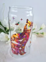 Skreytt Can-glas - Stjörnukisi