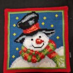 Jólalegur snjókall